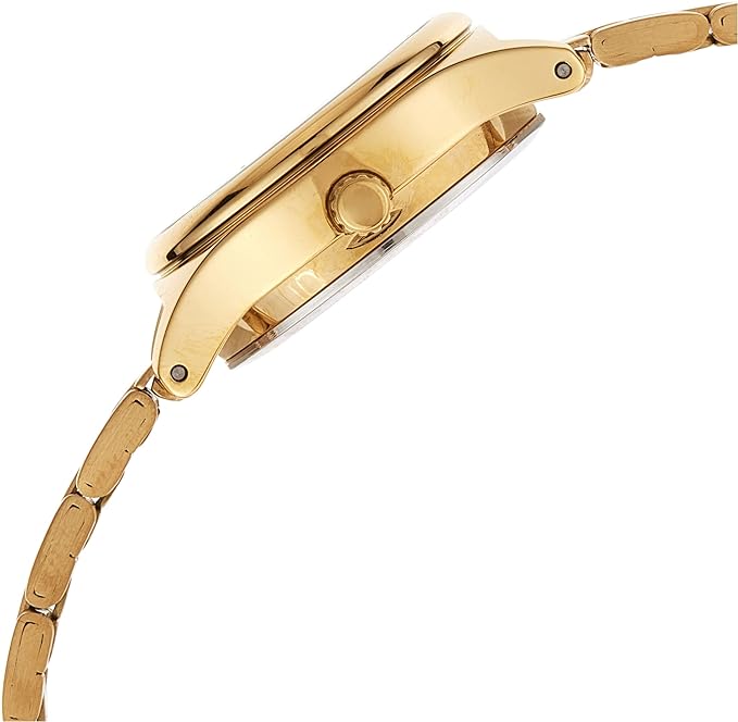 LTP-V006G-7BUDF Casio White Dial Gold Chain Stainless Steel Analog Women's Watch. - Timecheck