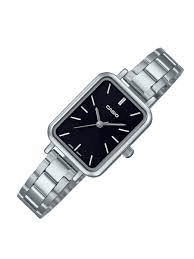 LTP-V009D-1EUDF Casio Analog White Dial Stainless Steel Band Quartz Women's Watch. - Timecheck