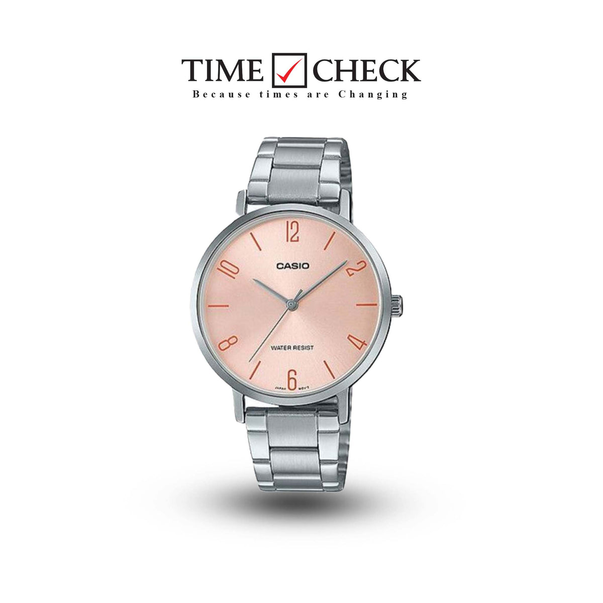 LTP-VT01D-4B2UDF Casio Analog Stainless Steel Strap Watch for Women's. - Timecheck