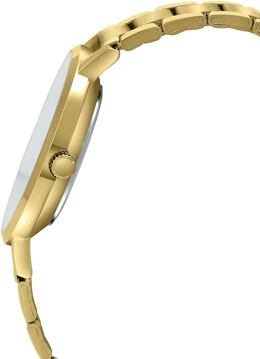 LTP-VT01G-7BUDF Casio White Dial Golden Stainless Steel Chain Analog Women's Watch. - Timecheck