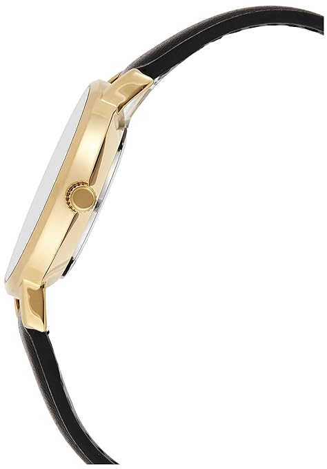 LTP-VT01GL-1BUDF Casio Black Dial Leather Strap Analog Quartz Women's Watch. - Timecheck