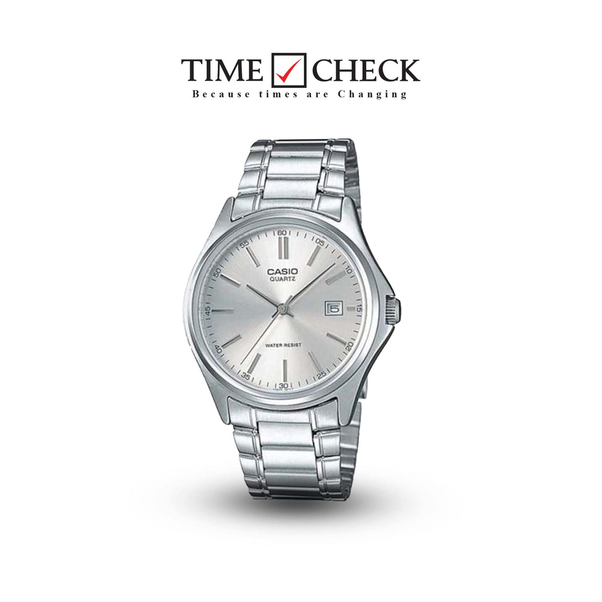 MTP-1183A-7ADF Casio Silver Analog Dial Men’s Quartz Wrist Watch. - Timecheck