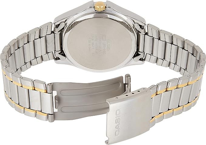 MTP-1183G-7ADF Casio Silver & Gold Analog Quartz Men's Watch. - Timecheck