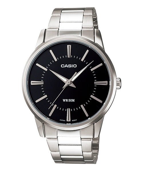 MTP-1303D-1AVDF Casio Analog Stainless Steel Quartz Men's Watch. - Timecheck