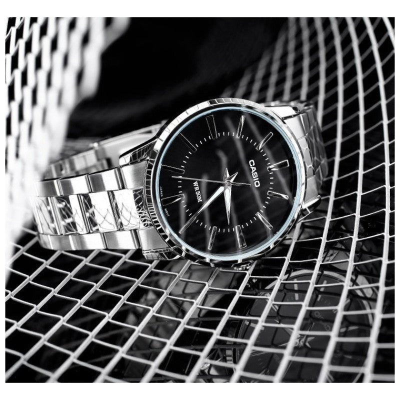 MTP-1303D-1AVDF Casio Analog Stainless Steel Quartz Men's Watch. - Timecheck