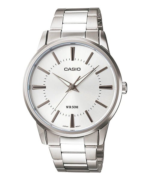 MTP-1303D-7AVDF Casio Analog Stainless Steel Quartz Men's Watch. - Timecheck