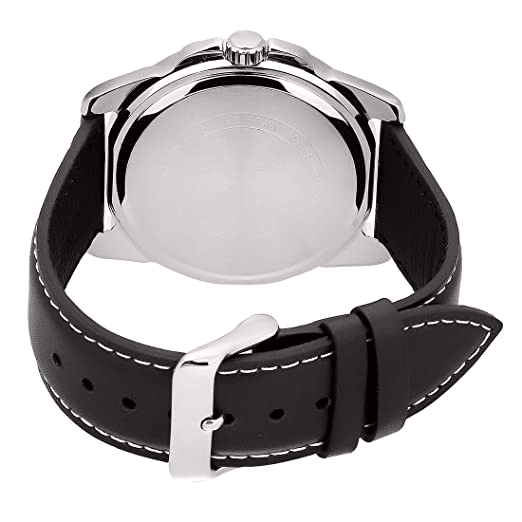 MTP-1314L-7AVDF Casio White Dial Steel Case Brown Leather Strap Analog Men's Watch. - Timecheck