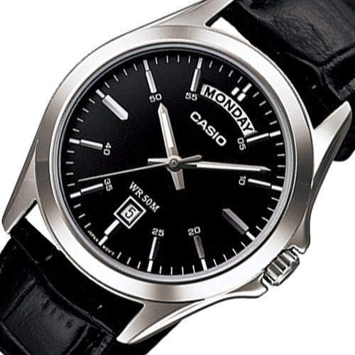 MTP-1370L-1AVDF Casio Leather Strap Quartz Men's Watch. - Timecheck