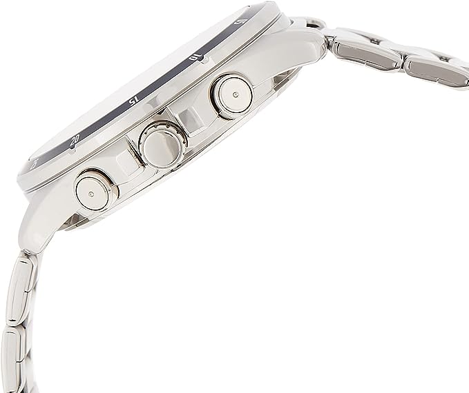 MTP-1374D-2AVDF Casio Blue Dial Stainless Steel Chain Multi Function Analog Men's Watch. - Timecheck