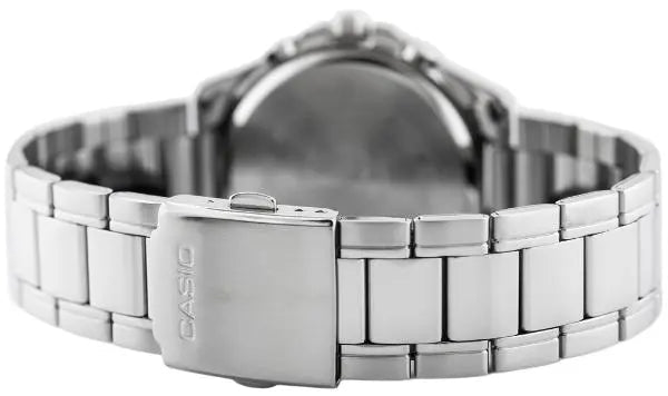 MTP-1374D-7AVDF Casio Stainless Steel Multi Function Analog Quartz Men's Watch. - Timecheck