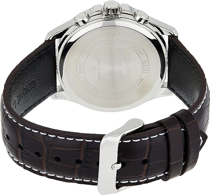 MTP-1374L-7AVDF Casio Quartz Multi Function White Dial Men’s Watch. - Timecheck