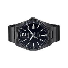 MTP-E170B-1BVDF Casio Black Dial Analog Quartz Men's Watch. - Timecheck