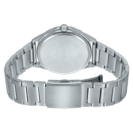 MTP-E705D-5EVDF Casio Brown Dial Stainless Steel Analog Quartz Men's Watch. - Timecheck