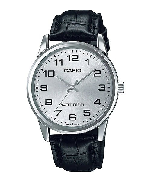 MTP-V001L-7BUDF Casio Silver Dial stainless Steel Quartz Analog Men's Watch. - Timecheck