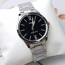 MTP-V005D-1BUDF Casio Black Dial Analog Quartz Men's Watch. - Timecheck