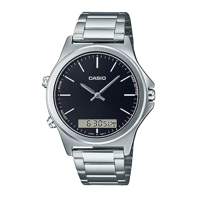 MTP-VC01D-1EUDF Casio Analog Black Dial Quartz Men's Watch. - Timecheck