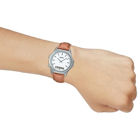 MTP-VC01L-7EUDF Casio Analog White Dial Quartz Men's Watch. - Timecheck