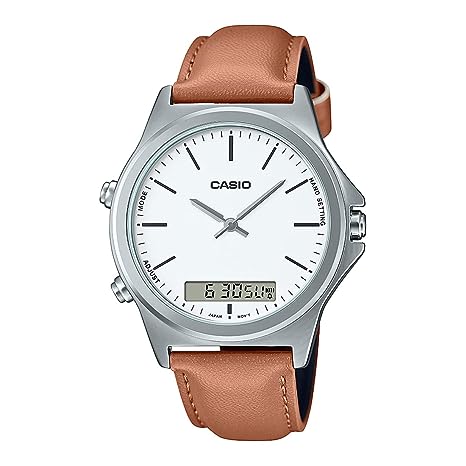 MTP-VC01L-7EUDF Casio Analog White Dial Quartz Men's Watch. - Timecheck