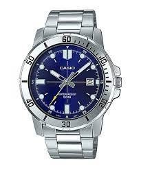 MTP-VD01D-2EVUDF Casio Analog Stainless Steel Strap Men's Quartz Watch. - Timecheck