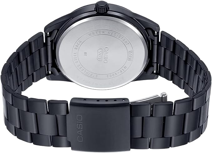 MTP-VD02B-1EUDF Casio Stainless Steel Analog Quartz Men's Watch. - Timecheck
