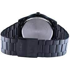 MTP-VD03B-7AUDF Casio Black Dial Stainless Steel Quartz Men's Watch. - Timecheck