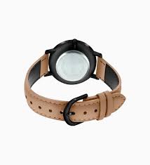 MTP-VT01BL-1BUDF Casio Black Leather Band Black Dial Analog Men's Watch. - Timecheck