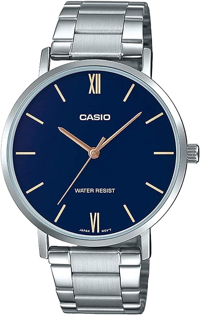 MTP-VT01D-2BUDF Casio Analog Business Quartz Standard Casio Men's Watch. - Timecheck