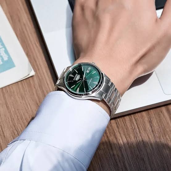 Citizen NH8391-51X Green Dial Silver Stainless Steel Automatic Men's Watch