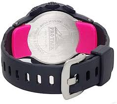 PRG-300-1A4DR Casio Protrek Triple Sensor Tough Solar Digital Men's Watch. - Timecheck