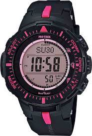 PRG-300-1A4DR Casio Protrek Triple Sensor Tough Solar Digital Men's Watch. - Timecheck
