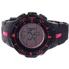 PRG-300-1A4DR Casio Protrek Triple Sensor Tough Solar Digital Men's Watch. - Timecheck
