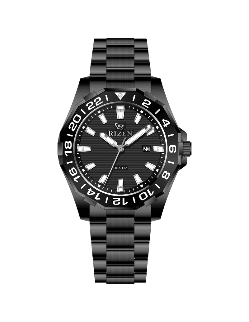 Rizen Alpha Steel RZ-0821 Stainless Steel Quartz - Timecheck