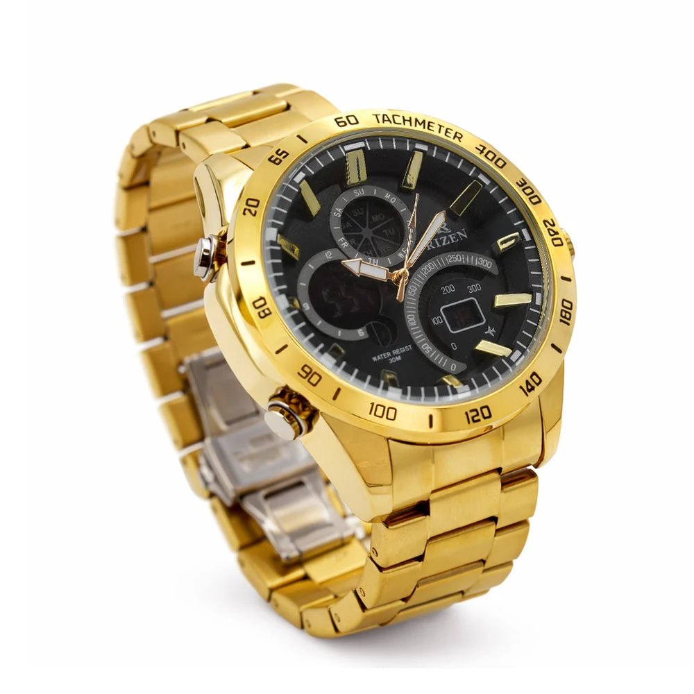 Rizen Apex RZ-0897 Stainless steel Quartz - Timecheck