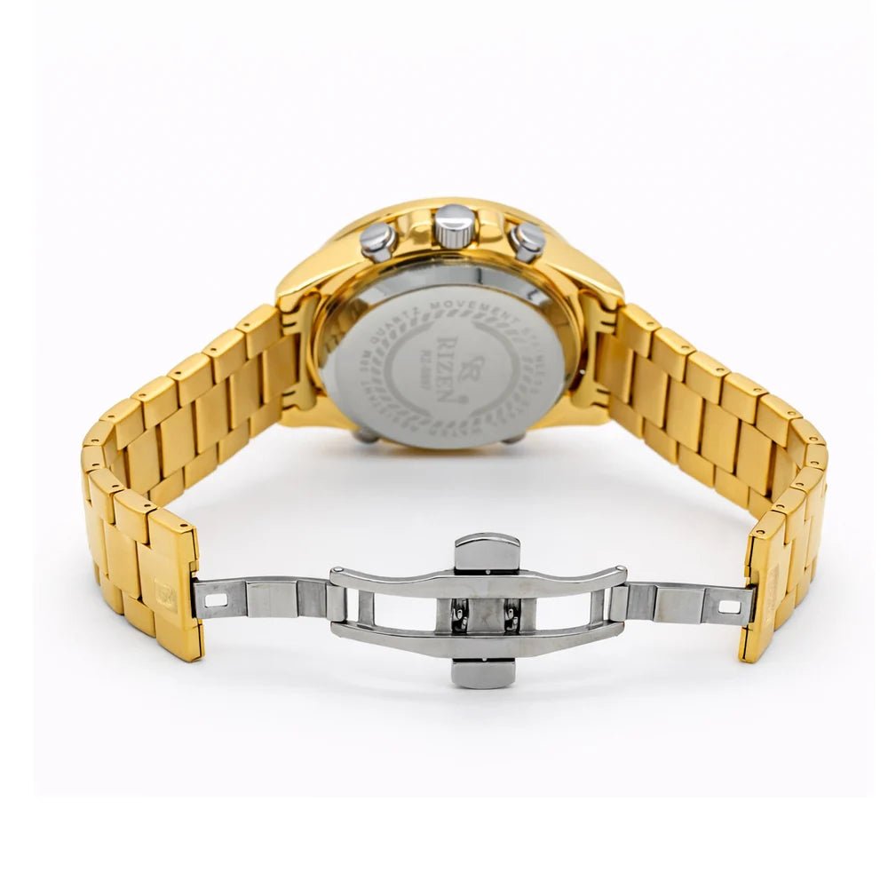 Rizen Apex RZ-0897 Stainless steel Quartz - Timecheck