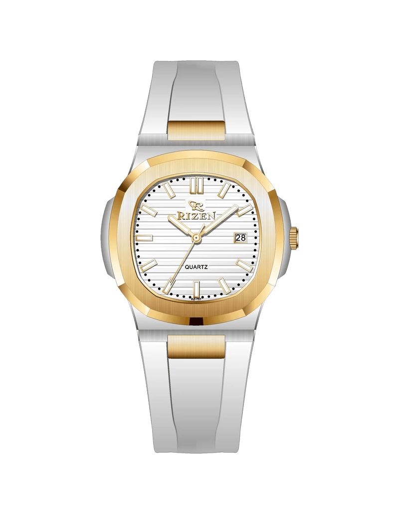 Rizen Aris duo RZ-0757 Silicon Strap Quartz - Timecheck