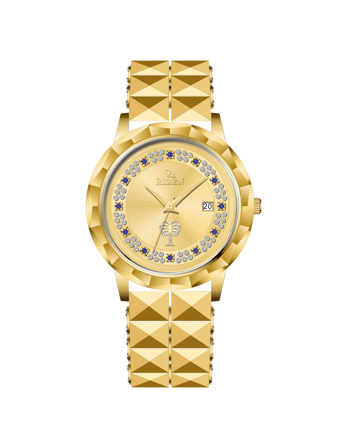 Rizen Aurora D'or RZ-0925 Gold stainless steel Quartz - Timecheck