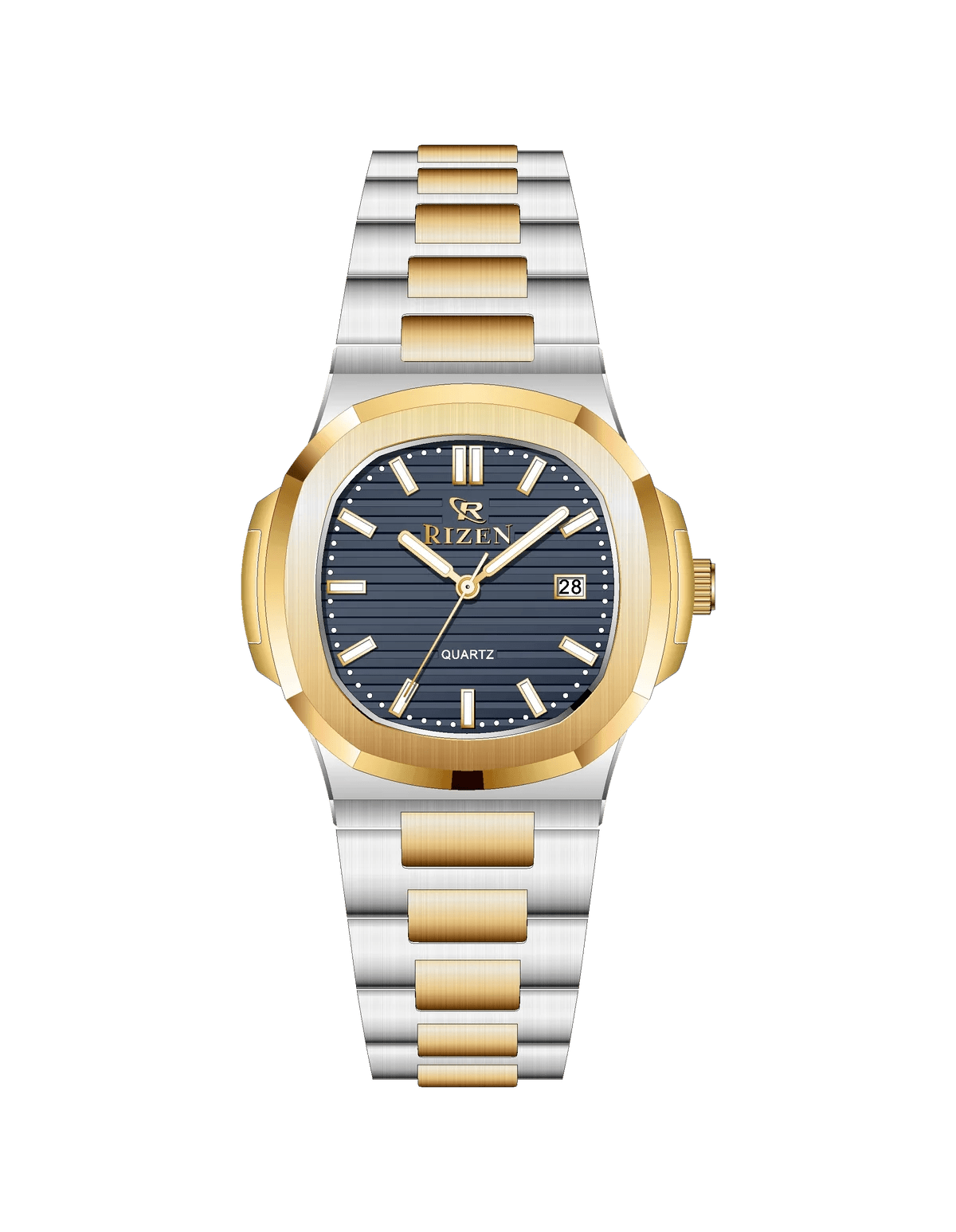 Rizen Bravo RZ-0917 Stainless Steel Quartz - Timecheck