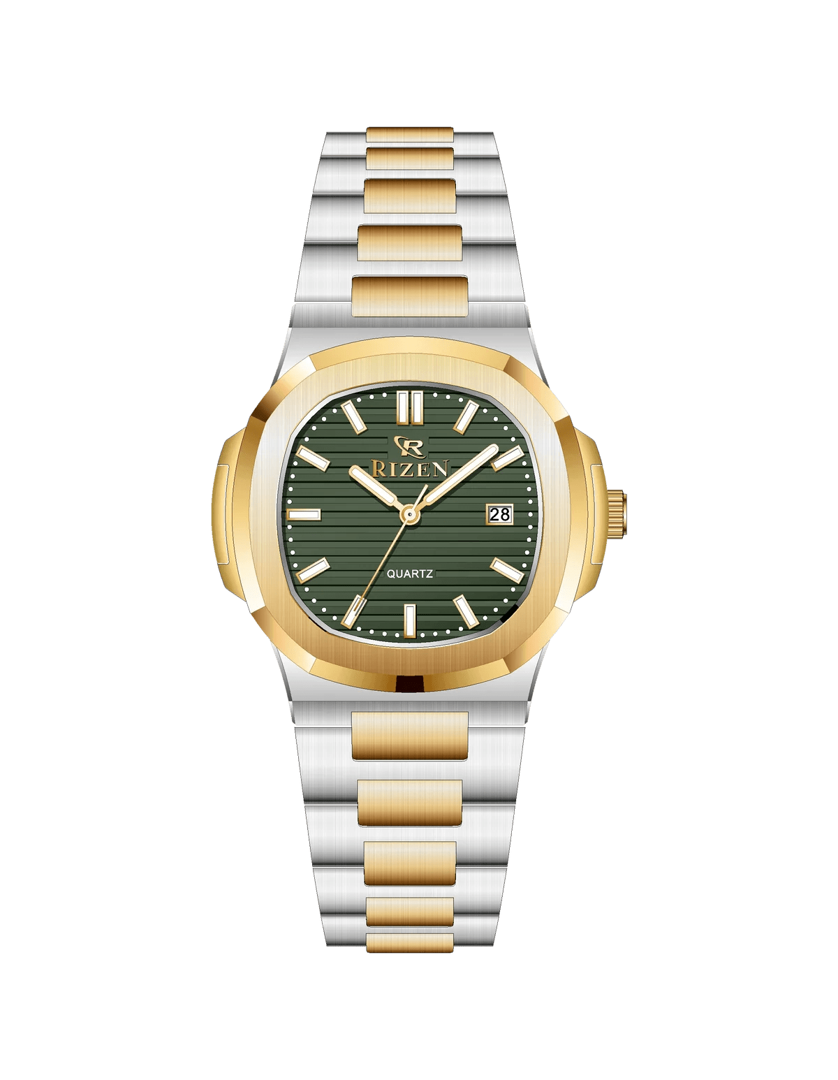 Rizen Bravo RZ-0917 Stainless Steel Quartz - Timecheck