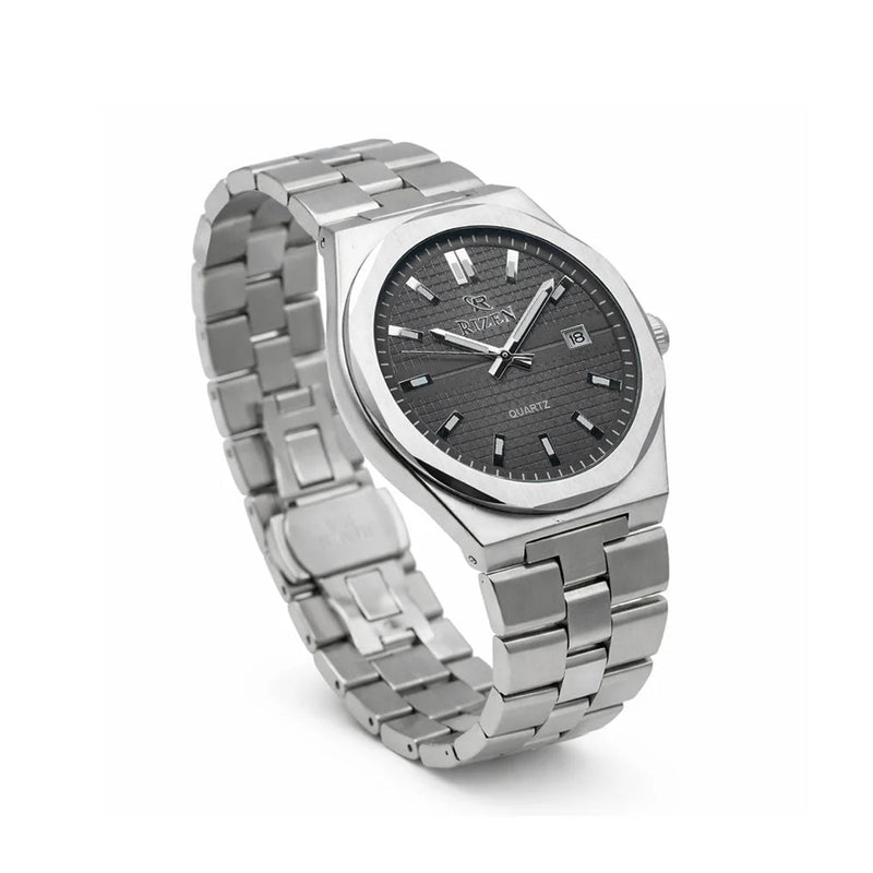 Rizen Cipher RZ-0914 Silver Stainless Steel Quartz - Timecheck