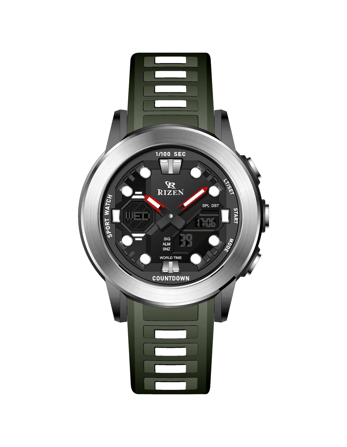 Rizen Drift RZ-0904 Salicon Strap Quartz - Timecheck