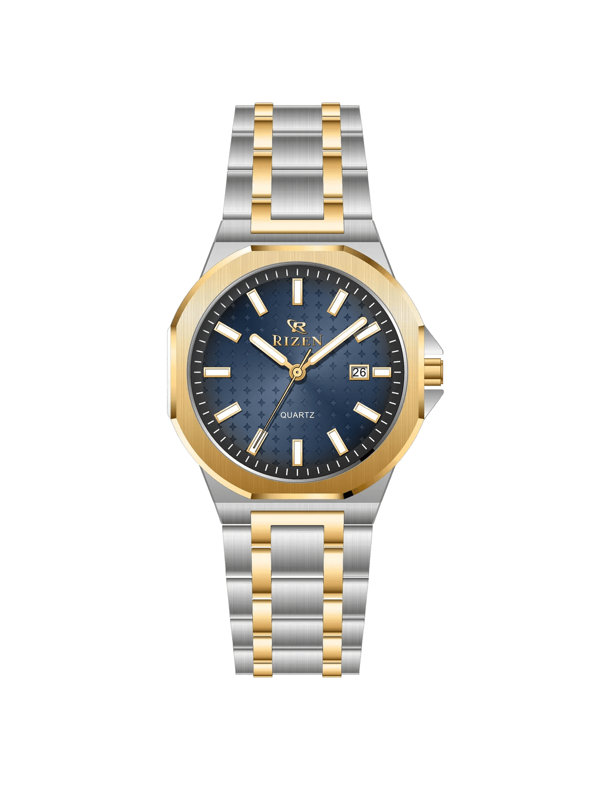 Rizen Echo duo RZ-0916 Stainless Steel Quartz - Timecheck
