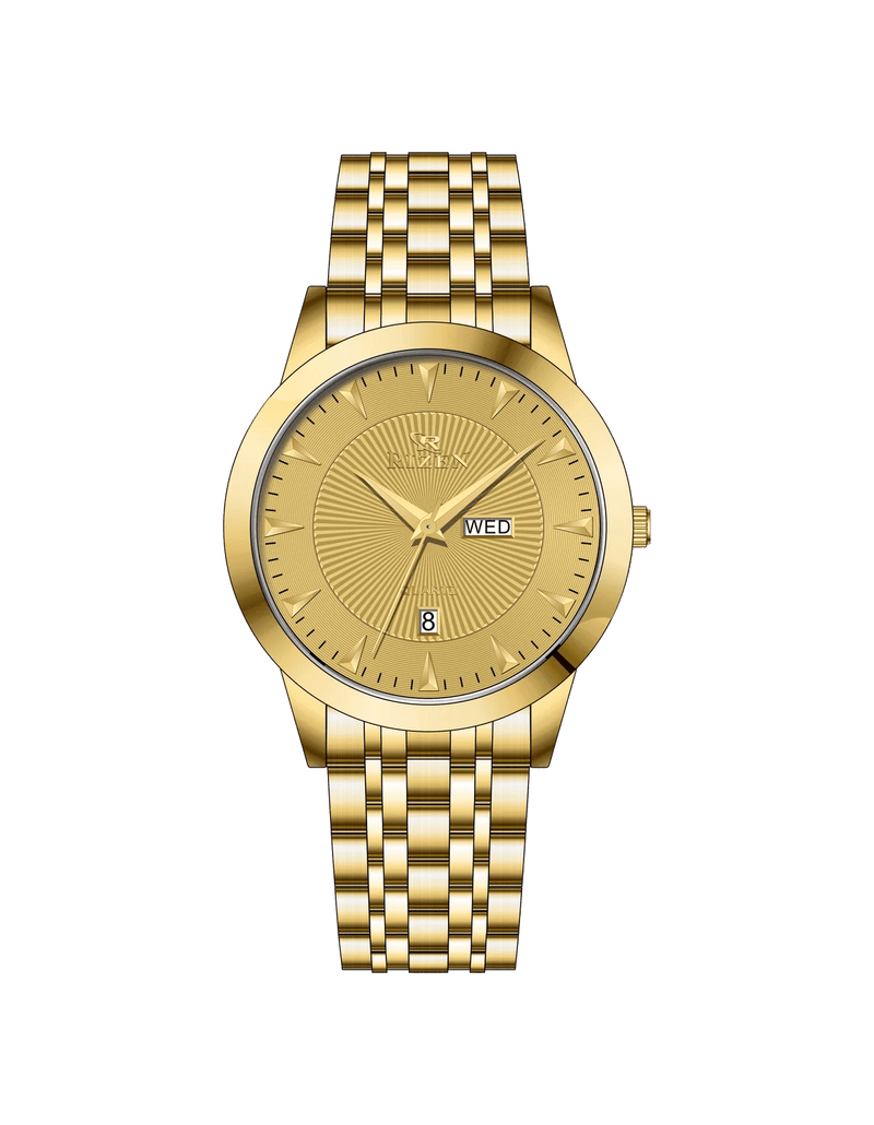 Rizen Harmony Force RZ-789 Gold stainless steel Quartz - Timecheck