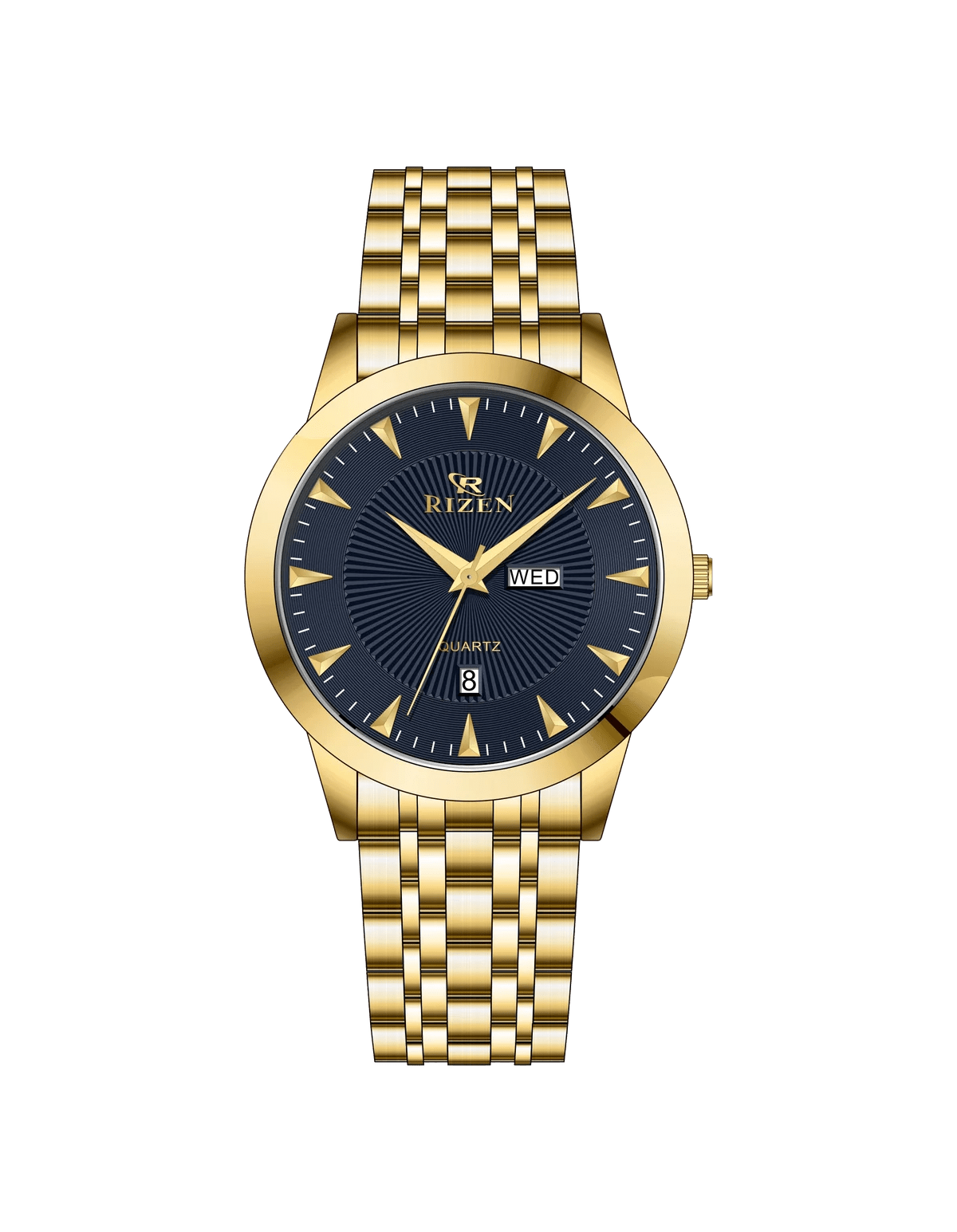 Rizen Harmony Force RZ-789 Gold stainless steel Quartz - Timecheck