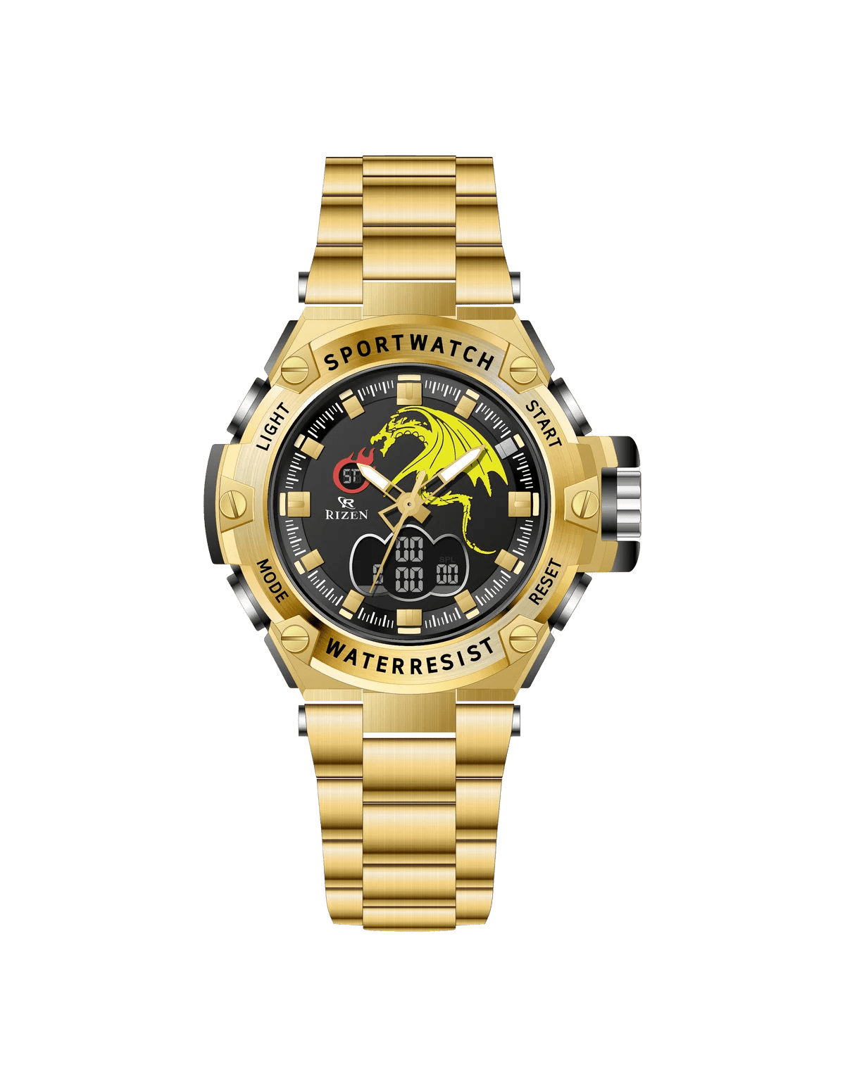 Rizen Ironclad RZ-0898 stainless steel Quartz - Timecheck