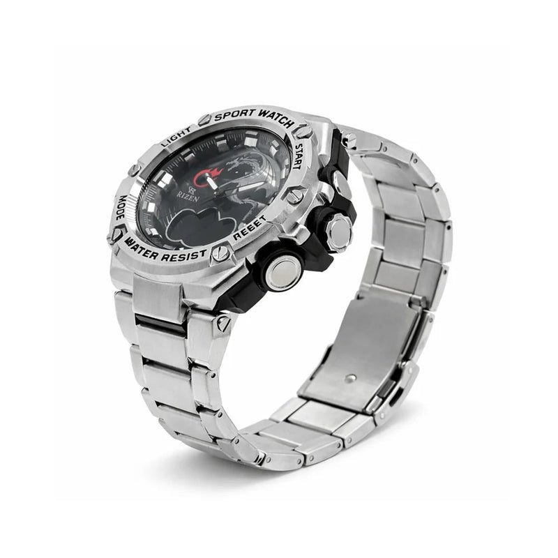 Rizen Ironclad RZ-0898 stainless steel Quartz - Timecheck