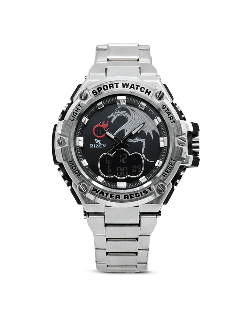Rizen Ironclad RZ-0898 stainless steel Quartz - Timecheck
