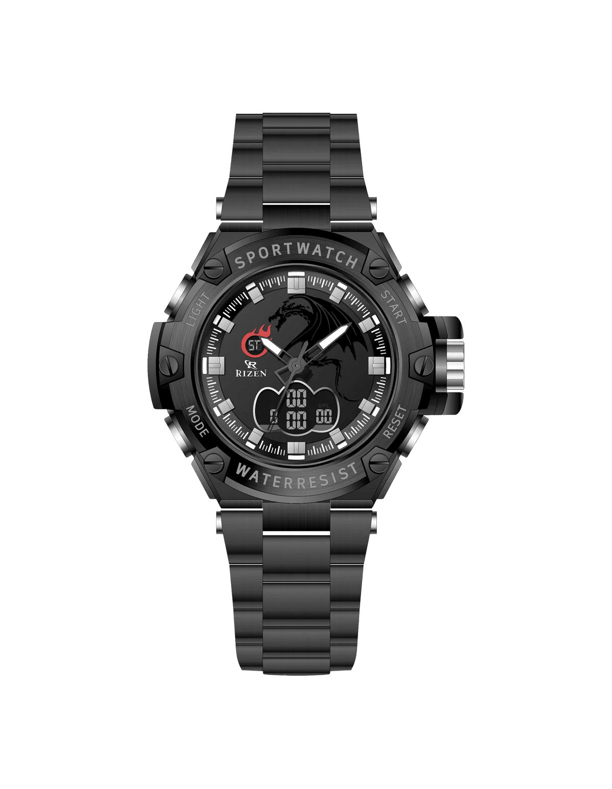 Rizen Ironclad RZ-0898 stainless steel Quartz - Timecheck