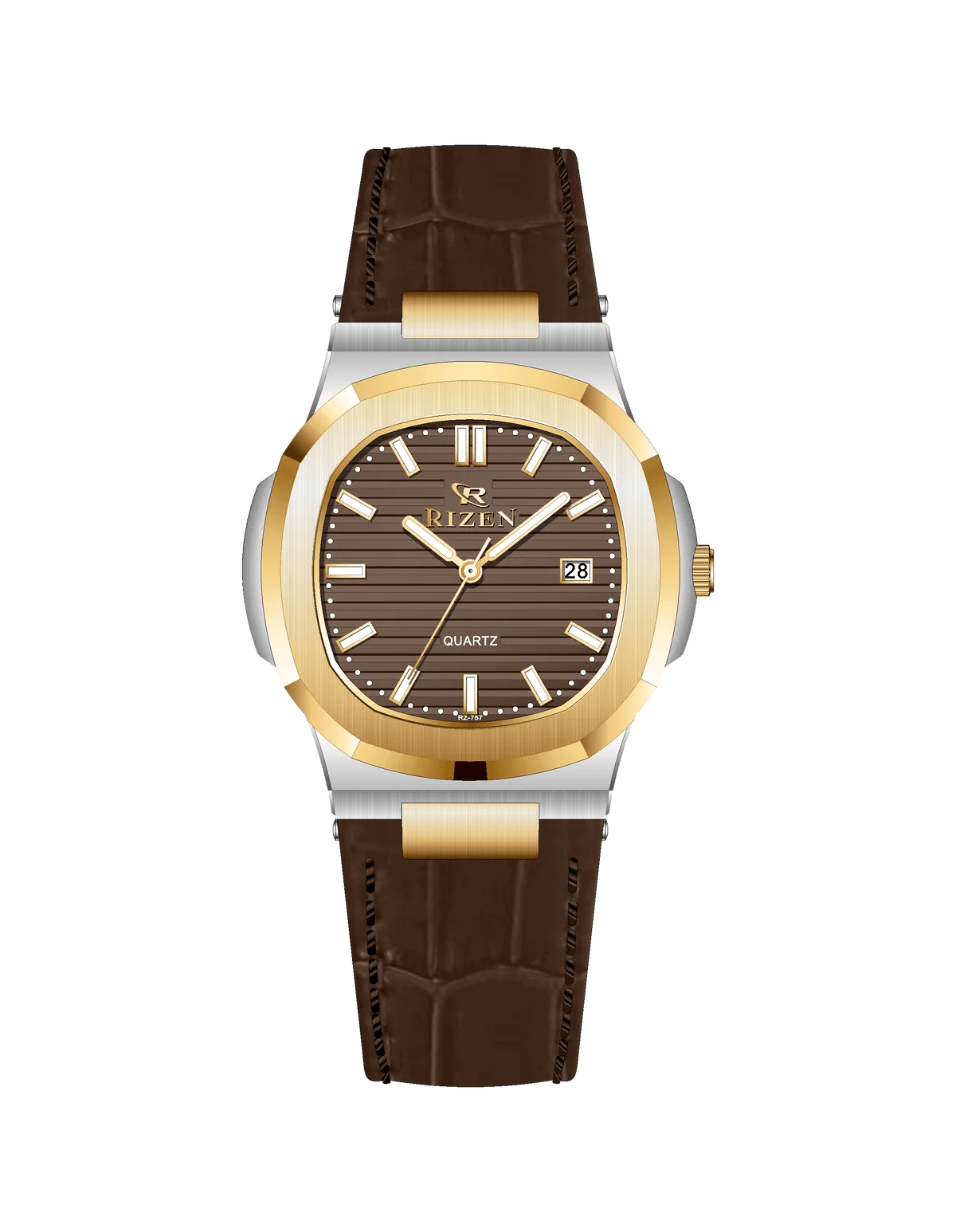 Rizen Kate Duo RZ-0757L LEATHER STRAP Quartz - Timecheck