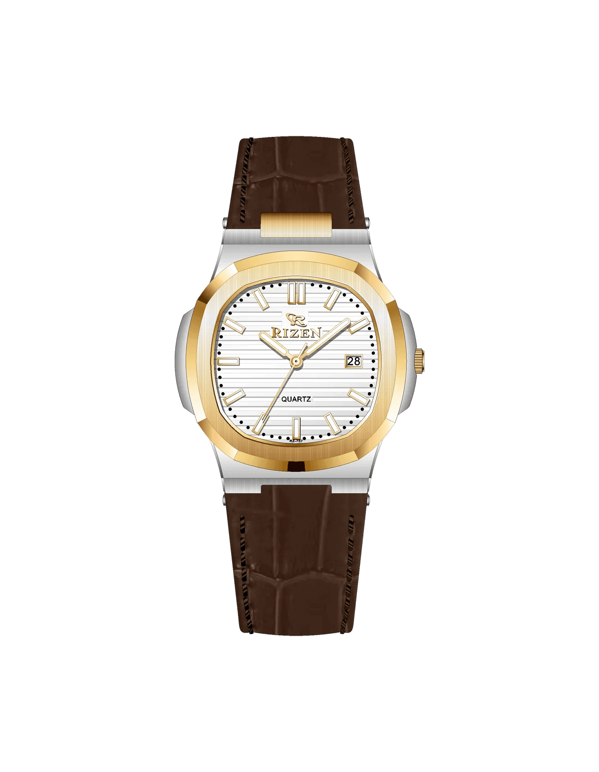 Rizen Kate Duo RZ-0757L LEATHER STRAP Quartz - Timecheck