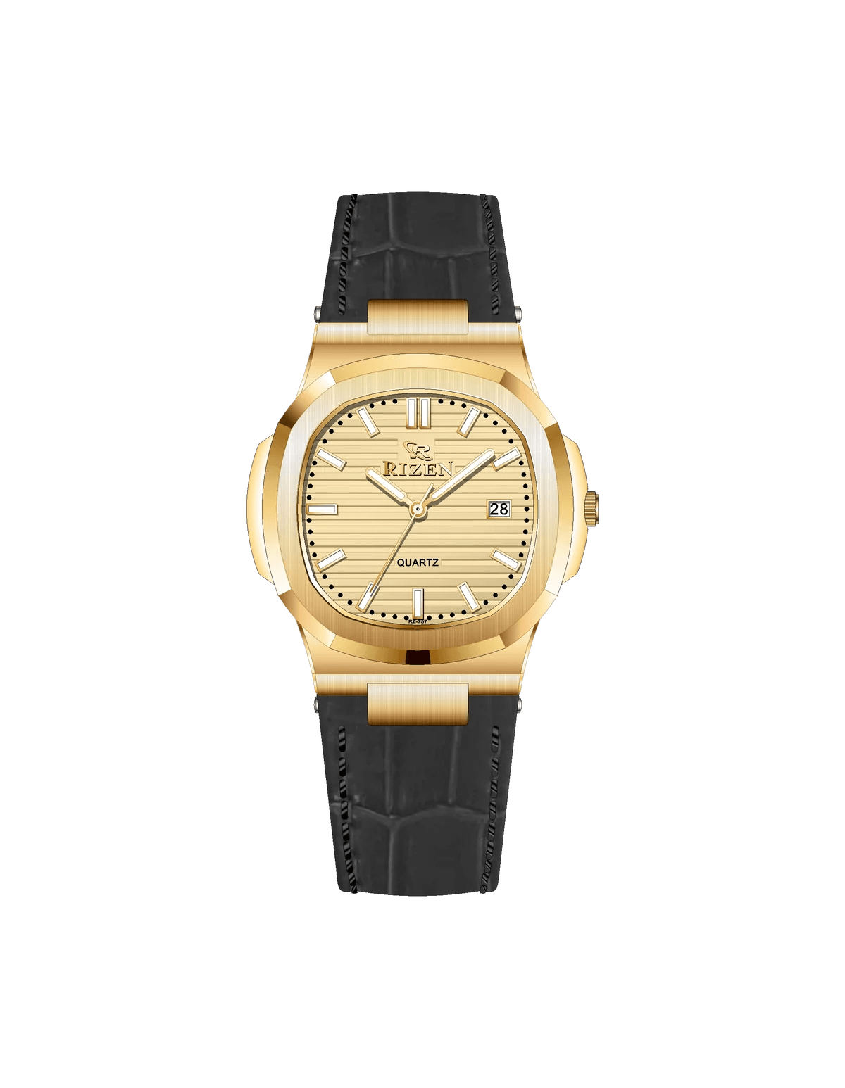 Rizen Kate Gold RZ-0757L LEATHER STRAP Quartz